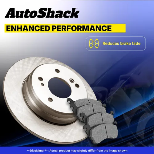 Vista 6 de AutoShack Rotores de freno con pastillas de freno delanteras y traseras Rotor de freno y pastillas de repuesto para Mazda 5 2.3L 2.5L FWD