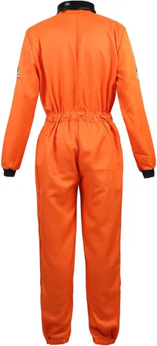 Vista 3 de frawirshau - Traje de astronauta para mujer adulta