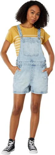 Vista 4 de Madewell Corsica Short Overalls in Wardell Wash