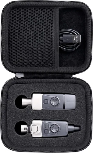 Vista 10 de co2CREA Estuche rígido compatible con Xvive U2 Guitar Wireless System Digital Guitar Transmisor inalámbrico y receptor
