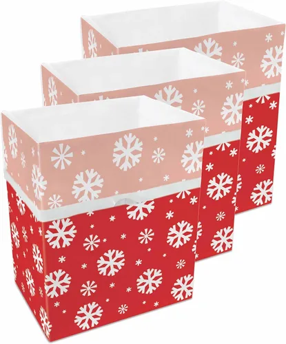 Vista 8 de Clean Cubes Botes de basura desechables de 13 galones (paquete de 3) con bolsas bajas, contenedores plegables de basura y reciclaje para fiestas
