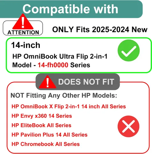 Vista 2 de KEANBOLL Paquete de 2 protectores de pantalla de bloqueo de luz azul para HP OmniBook Ultra Flip 2 en 1 de 14 pulgadas (14-fh0000) 2025-2024
