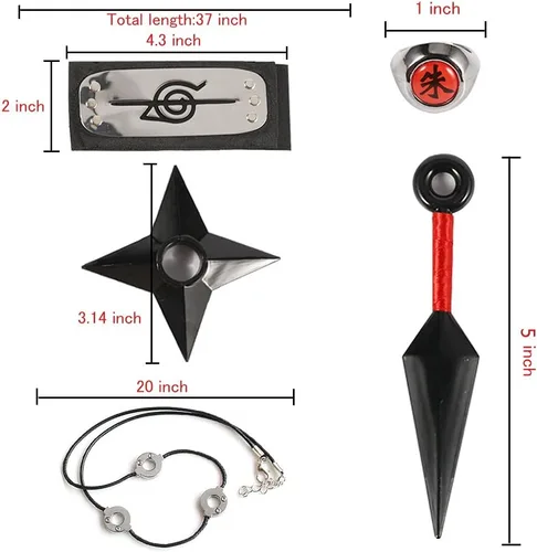 Vista 8 de Kicpot Capa de anime, unisex, disfraz de anime, disfraz de Halloween con diadema