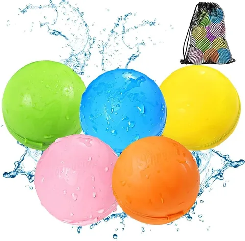 Vista 14 de SOPPYCID - Globos de bomba de agua reutilizables, juguete de verano, juguete de agua para niños y niñas, juguetes de piscina y playa para niños de 3