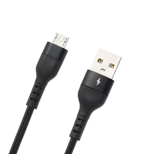 Vista 4 de Cable de resorte de expansión micro USB de 1 a 2 pies, USB en espiral a macho a micro USB macho cable de resorte de carga y transferencia de datos