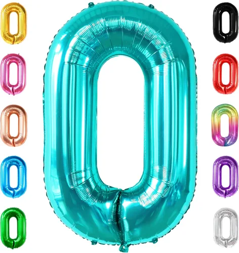 Vista 19 de KatchOn Globo negro del número 1 de 40 pulgadas, globo de feliz cumpleaños