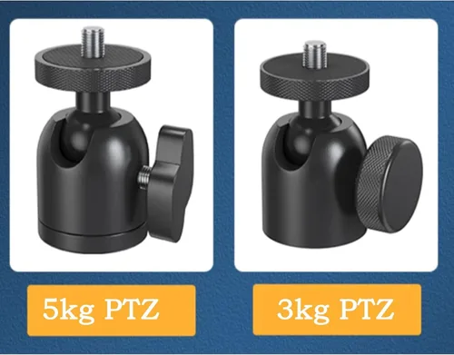 Vista 4 de HIHELO Soporte para proyector de trípode para montaje en pared, estante universal para proyector de inclinación panorámica, cabezal de cama, bandeja