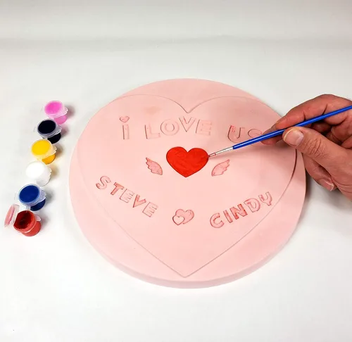Vista 5 de Perfect craft Sweetheart Kit de fundición y pintura personalizable con material de fundición perfecto