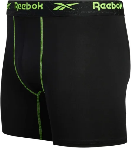 Vista 5 de Reebok Paquete de 3 calzoncillos bóxer de secado rápido que absorben la humedad para hombre
