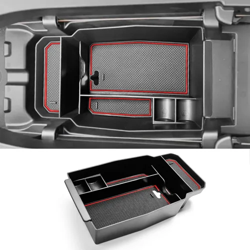 Vista 7 de CDEFG for 2023 2024 2025 2026 Mazda CX-50 Center Console Organizer Tray Negro para Cx50