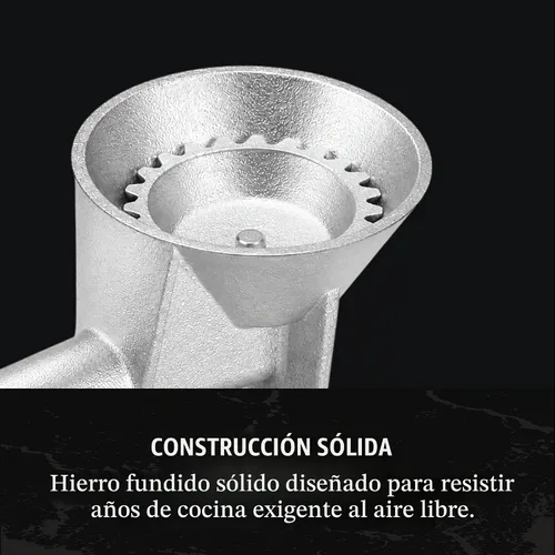 Vista 6 de GAS ONE cabeza de hornilla redonda de alta presión, de hierro fundido, con orificio de ajuste de latón.