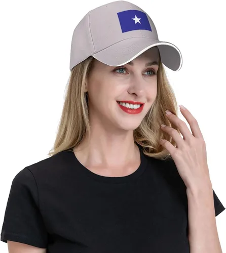 Vista 3 de QIZYOQA Bonnie Blue Flag Baseball Cap for Men Women Adjustable Funny Dad Hat