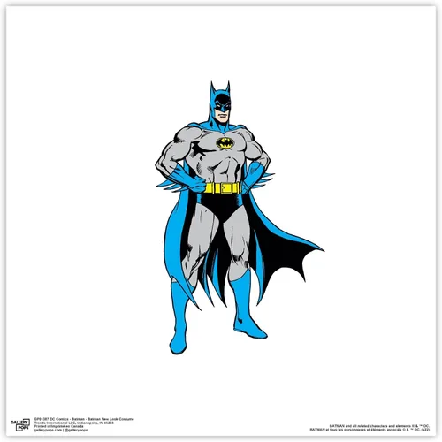 Vista 9 de Trends International Gallery Pops DC Comics Batman - Póster de pared de Batman New Look para pared, 12 x 12 pulgadas, versión enmarcada en blanco