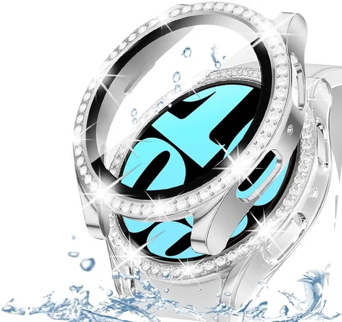 Vista 94 de DEALELE Paquete de 1 + 3 fundas compatibles con Samsung Galaxy Watch 7 Ultra (1.772 pulgadas), funda protectora de policarbonato transparente