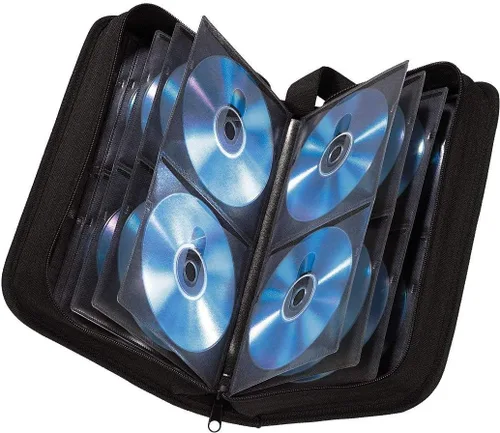 Vista 12 de Hama Cartera CD para 20 Discos, Negro