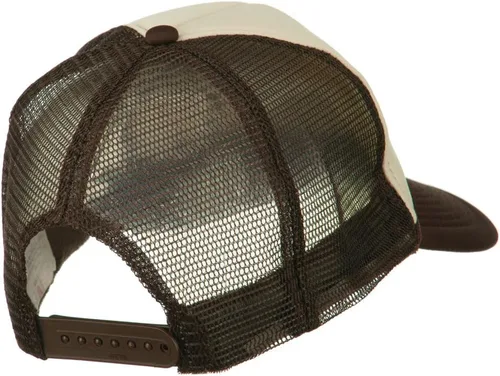 Vista 4 de e4Hats.com Scribe Smile Face - Gorra de malla de espuma bordada