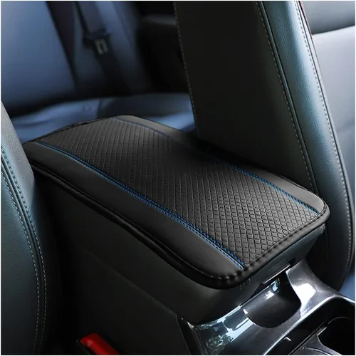 Vista 15 de 8sanlione - Tapete de almacenamiento para reposabrazos de automóvil, funda de cuero de fibra para consola central de automóvil, accesorios para Beige