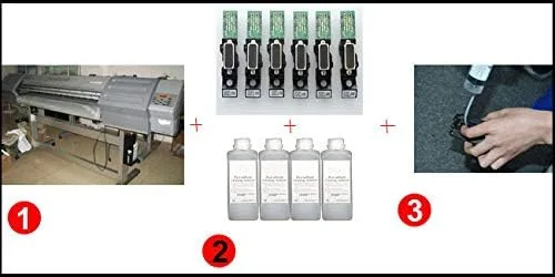 Vista 3 de QOMOLANGMA Solución de limpieza de tinta ECO compatible para impresoras de tinta solvente