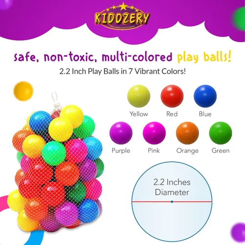 Vista 3 de Piscina de Pelotas para Niños Tienda Emergente Grande para Niños Pequeños - Juguetes de Regalo para Interior y Exterior para Bebés Niñas y Niños
