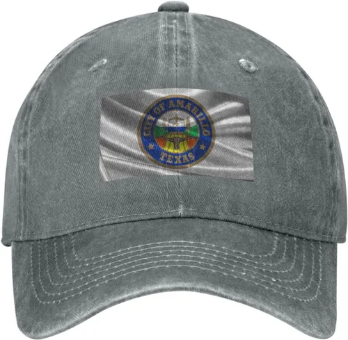 Vista 11 de Amarillo Texas Seal Baseball Cap for Men Women Hats Adjustable Dad Hat Cotton Caps