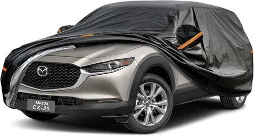 Vista 32 de GUNHYI - Funda para automóvil SUV de 7 capas, ajuste personalizado para BMW X1 (2010-2025), impermeable para todo tipo de clima, resistente