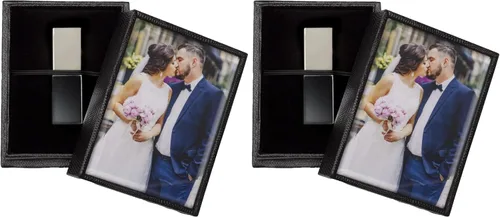Vista 9 de Neil Enterprises Elite Flash Drive Box con foto de cubierta de 2.875" x 3.875