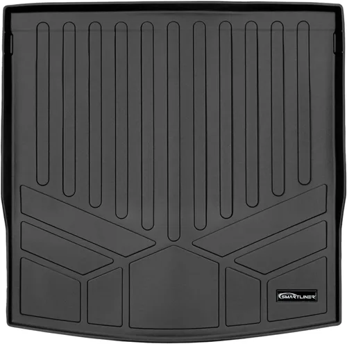 Vista 21 de SMARTLINER Juego de tapetes de piso de primera fila para Volkswagen Tiguan 2009-2017