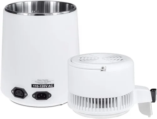 Vista 4 de Máquina pura del destilador del agua 4L, purificador casero del agua de 750W 304 del destilador del agua del acero inoxidable purificador del agua
