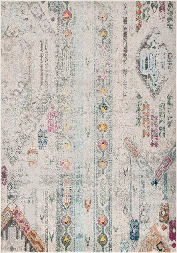 Vista 18 de SAFAVIEH Madison Collection - Alfombra decorativa de 2 pies 2 pulgadas x 4 pies, verde y naranja, diseño tribal envejecido, no desprende pelusa