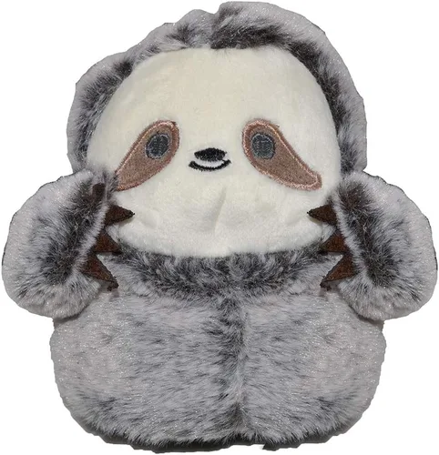 Vista 3 de Millffy Pantuflas clásicas de conejo para adultos, pantuflas de felpa de tamaño infantil, pantuflas de animales de pastor perro corgi disfraz calzado