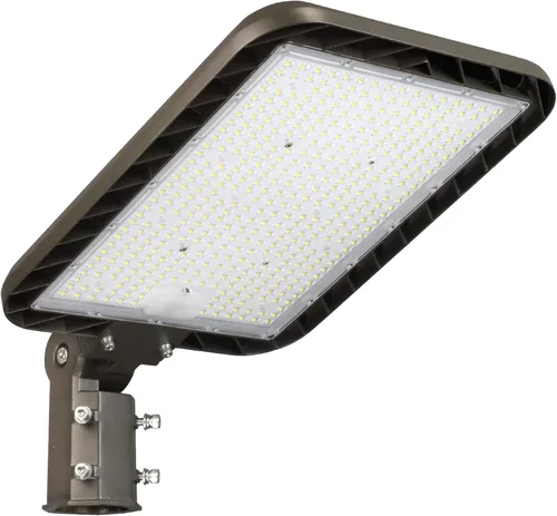 Vista 9 de Luz de estacionamiento de 150 W, instalación rápida, 22500 LM, luces de calle LED, montaje con accesorio deslizante con fotocélula del atardecer al