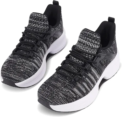 Vista 3 de Zapatos para caminar para mujer, zapatos de correr de malla transpirable