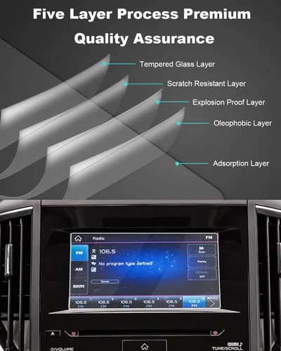Vista 7 de YEE YEE PIN - Protector de pantalla para Crosstrek Impreza Starlink Forester SK Starlink y Starlink 2018-2023, control central, pantalla táctil