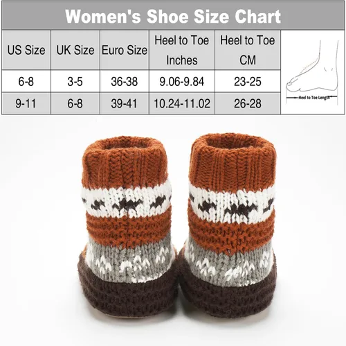 Vista 5 de Warm Slipper Socks for Women, Winter Fuzzy House Shoes Indoor, Cozy Christmas Gifts Unique