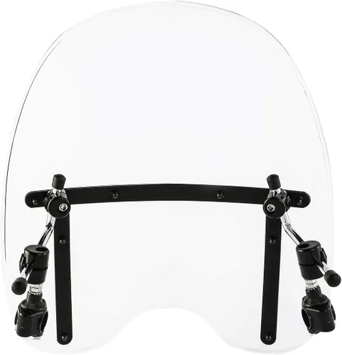 Vista 7 de TCT-MOTORPARTS Parabrisas delantero transparente de 7/8 pulgadas apto para Harley Softail Sportster XL883 1200 FLTR FLTX FLHT Dyna Street Bob Wide