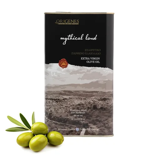 Vista 7 de Lata de aceite de oliva virgen extra, gran sabor prensado en frío, AOVE rico en polifenoles, aceite de oliva KORONEIKI virgen extra, AOVE