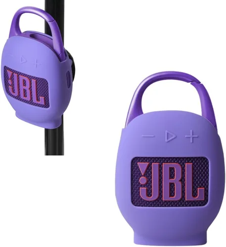Vista 17 de Hermitshell Estuche de transporte de silicona de repuesto para altavoz Bluetooth inalámbrico JBL Clip 3 portátil e impermeable (negro camuflaje)