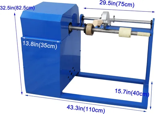 Vista 5 de TECHTONGDA Cortadora de rollos de papel de aluminio eléctrica Cortadora de rollos de estampado en caliente Máquina de corte de vinilo PU para rollos
