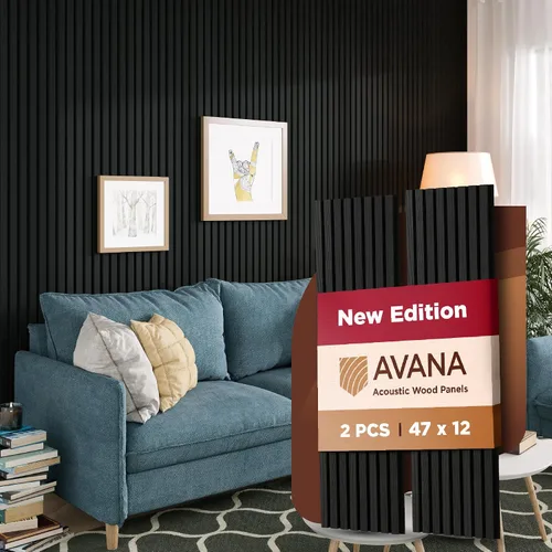 Vista 44 de Paquete de Muestras de Color de Paneles de Pared Acústicos Avana - Paneles de Madera Premium para Decoración de Paredes - Insonorización