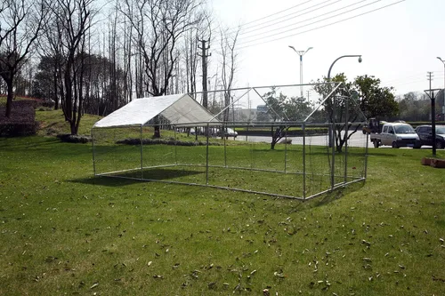 Vista 9 de Gallinero grande con cubierta, casa para gallinas, para conejos.