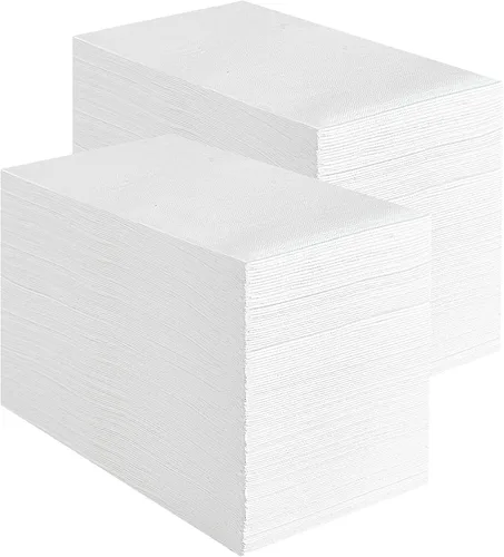 Vista 9 de Vplus Paquete de 200 servilletas de papel para invitados, toallas desechables de calidad premium de 3 capas, servilletas de cena desechables suaves