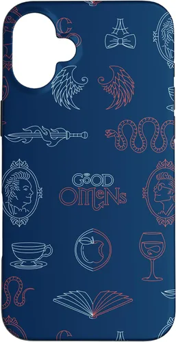 Vista 22 de iPhone 16 Good Omens - Funda Símbolos
