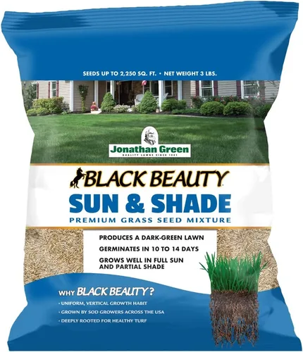 Vista 7 de Jonathan Green Black Beauty Sun & Shade - Semilla de hierba (25 libras)