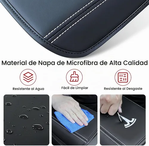 Vista 2 de Fundas para reposabrazos de consola central para Tesla Model Y/Y Juniper/YL 2017-2026 para Model 3/Model 3 Highland Accessories 2017-2026