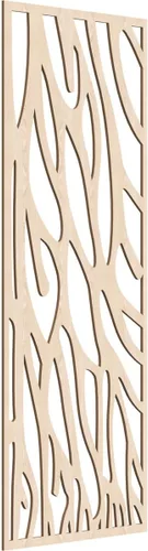 Vista 111 de 9 3/8"W x 24 3/8"H x 1/4"T Bristol Decorativos Paneles de Pared de Madera Calado, Cereza
