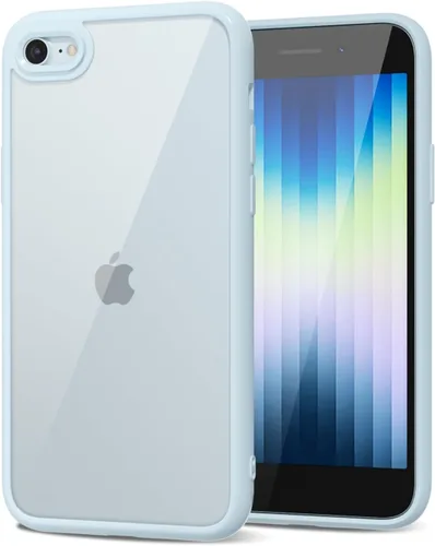 Vista 120 de LoeoeL para iPhone 8 Plus/ 7 Plus Funda Transparente, Funda Híbrida de Teléfono [Plástico Duro y Parachoques de Silicona Suave] Cubierta Protectora
