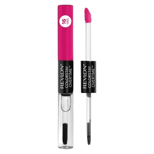Vista 11 de Revlon Lápiz Labial Líquido con Brillo Labial Transparente, ColorStay Overtime, Regalo para Mujeres, 080 Keep Blushing, 2 ml