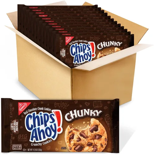 Vista 24 de CHIPS AHOY! Chewy Minis - Galletas con chispas de chocolate, paquetes de 12-3 onzas