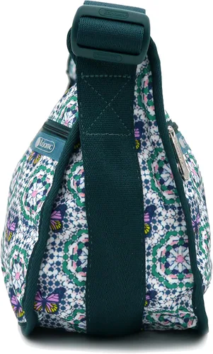 Vista 5 de LeSportsac Bolso bandolera clásico Hobo en mosaico de mariposa Mosaico de mariposa Bolso cruzado clásico Hobo