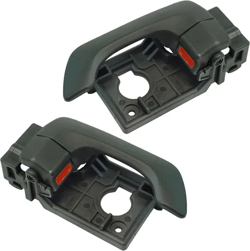 Vista 37 de TRQ Juego de 2 manijas de puerta interior trasera cromada y cachemira para Chevy GMC